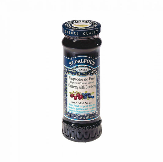 St.Dalfour vörös és kékáfonya lekvár 51% 284g